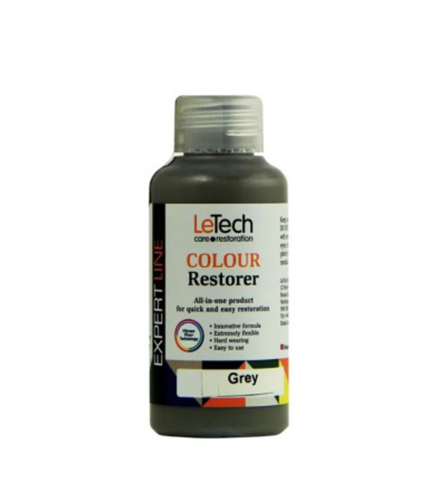 LeTech Expert Line Средство для восстановления цвета кожи (Leather Colour Restorer) Grey, 100мл