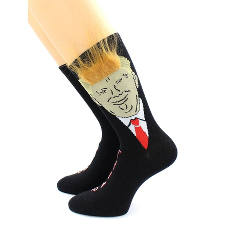 Носки "Дональд Трамп с 3D челкой" Hobby Line