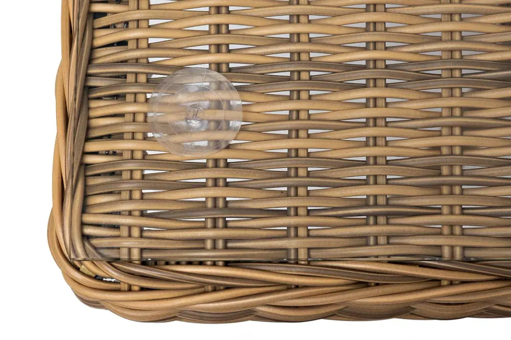 "Латте" плетеный стол из искусственного ротанга 140х80см, цвет соломенный