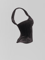 Корсет Agdali Brand однотонный бархатный