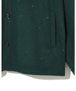 UNDERCOVER РУБАШКА ЗЕЛЕНАЯ С ВЫШИТЫМИ КРЕСТАМИ