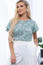 Блуза "Гайана" (мята) Б6778 LT Collection