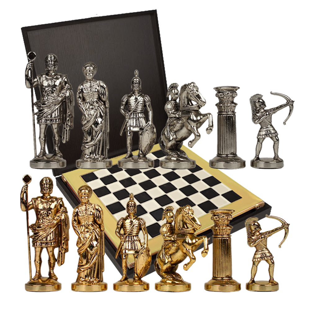 Manopoulos Шахматы подарочные Античные войны