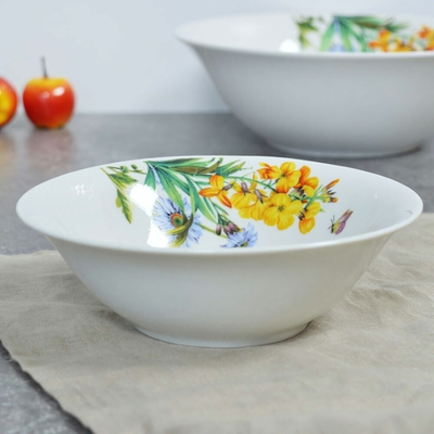 Салатник 350мл 15см Луговые цветы