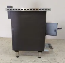 Комплект дровяная печь для казана с тумбой, 90x70х61 см, Ontario, KuhniGrill