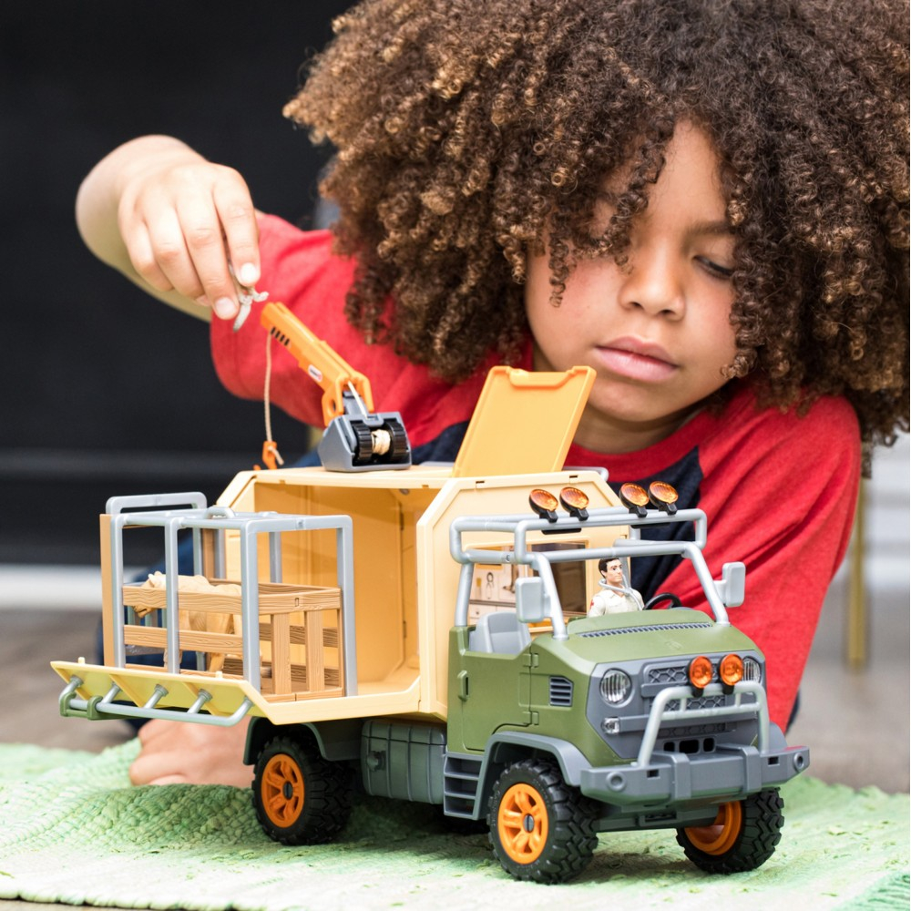 Schleich S 42475 — Игровой набор Schleich грузовик спасения животных 45 деталей — фото 17