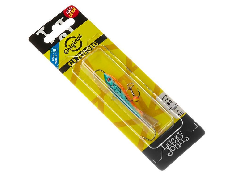 Балансир LUCKY JOHN Classic 6 (+тройник), 60 мм, цвет 53