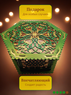 Шкатулка Резная. Ручная роспись.