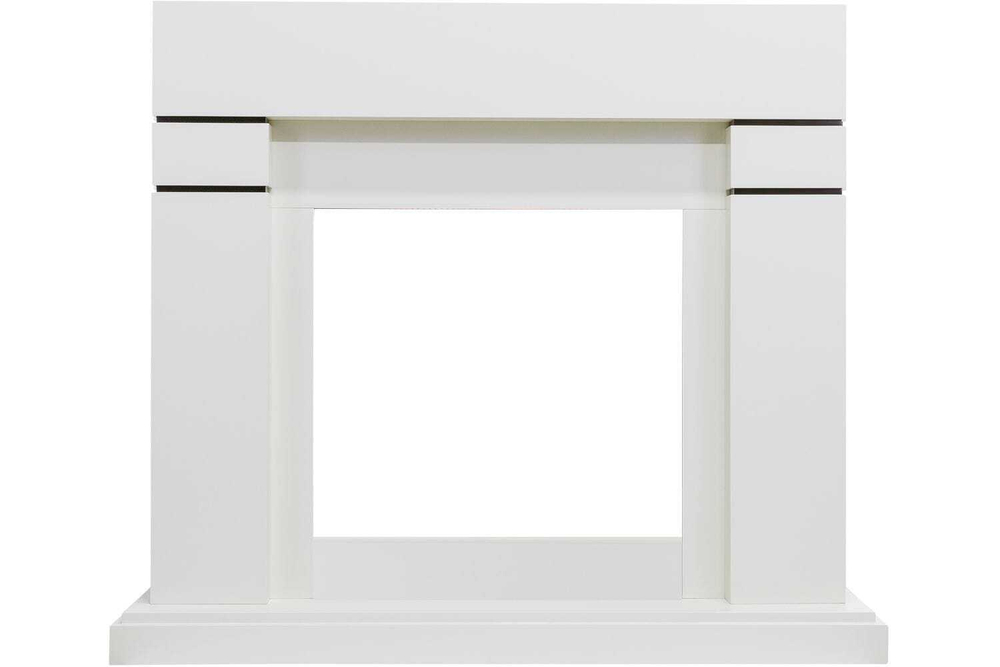 Каминокомплект Lindos - Алебастр (Высота 915 мм) с очагом Vision 26 EF LED FX
