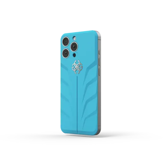 Чехол для iPhone на магните - RSR16 - CURACAO BLUE