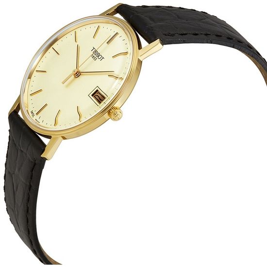 Наручные золотые часы Tissot T71.3.401.21 T-Gold Goldrun