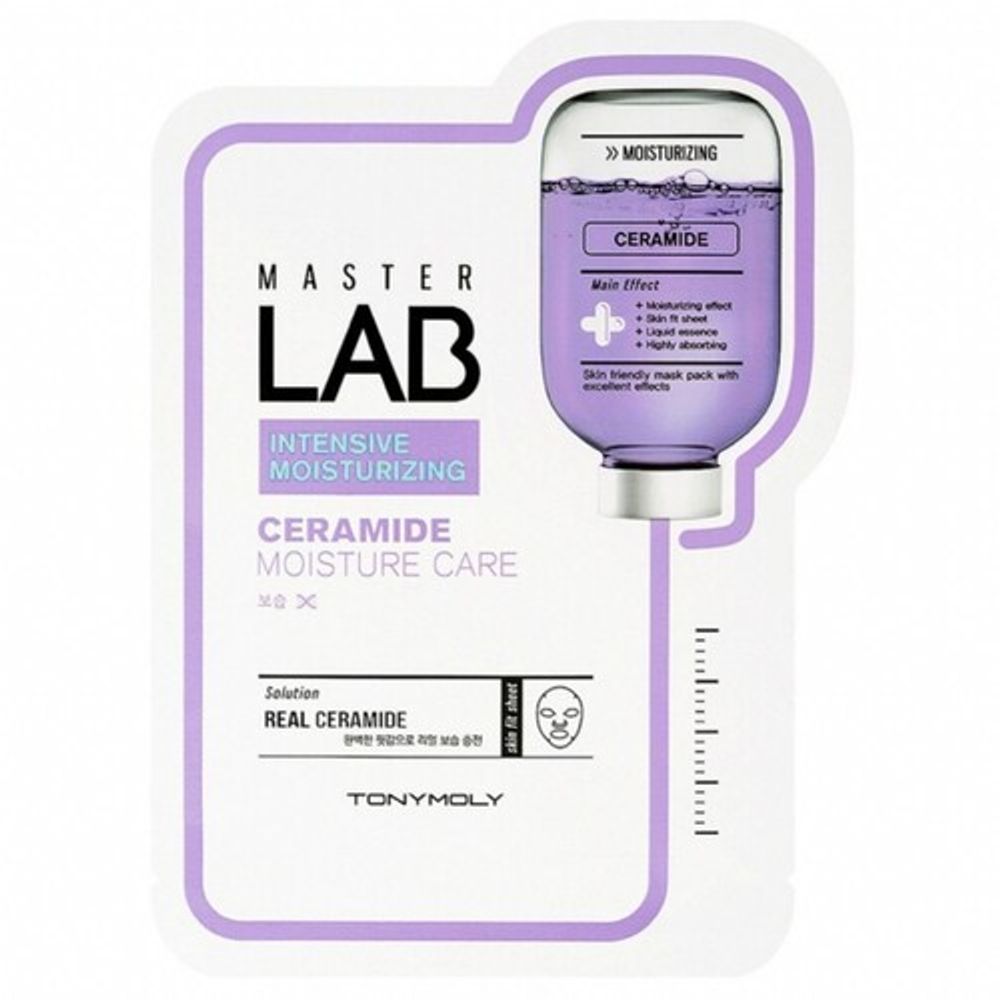 Tony Moly Маска тканевая для лица с керамидами - Master lab ceramide mask, 19г