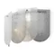 Настенный светильник (бра) FR5331WL-02CH Вуаль / Voile E14x2 Freya fr5331wl-02ch