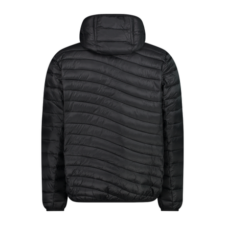 Куртка CMP Men's quilted jacket with Du Pont Sorona recycled padding, артикул 32K3147, цвет Black (U901)