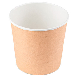 Упаковка круглая для супов, каш Round Bowl,d-100,500мл,h-95мм КРАФТ /5 шт.