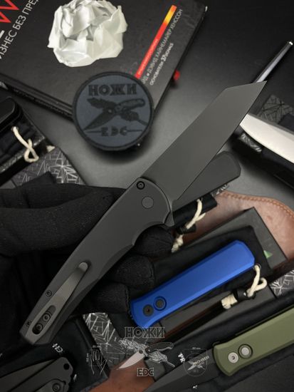 Складной нож Pro-Tech Malibu 5203 Reverse Tanto c клинком из стали CPM-20CV, рукоять алюминий