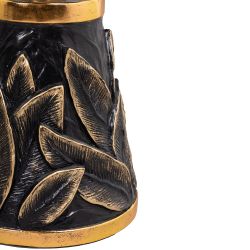 Столик декоративный Арт Leaves Gold Черный