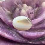 54630  Агат Бусина овал 10*14мм