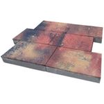 Тротуарная плитка Парк Плейс, 60 мм, ColorMix Оригон, гладкая