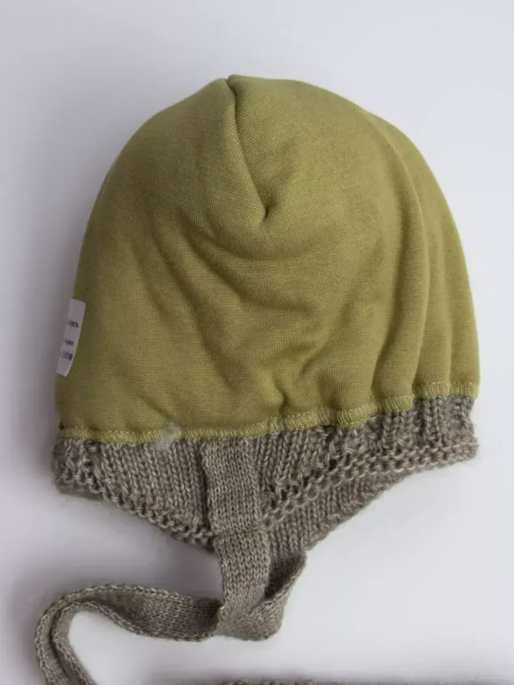 Шапка зимняя детская на завязках и снуд