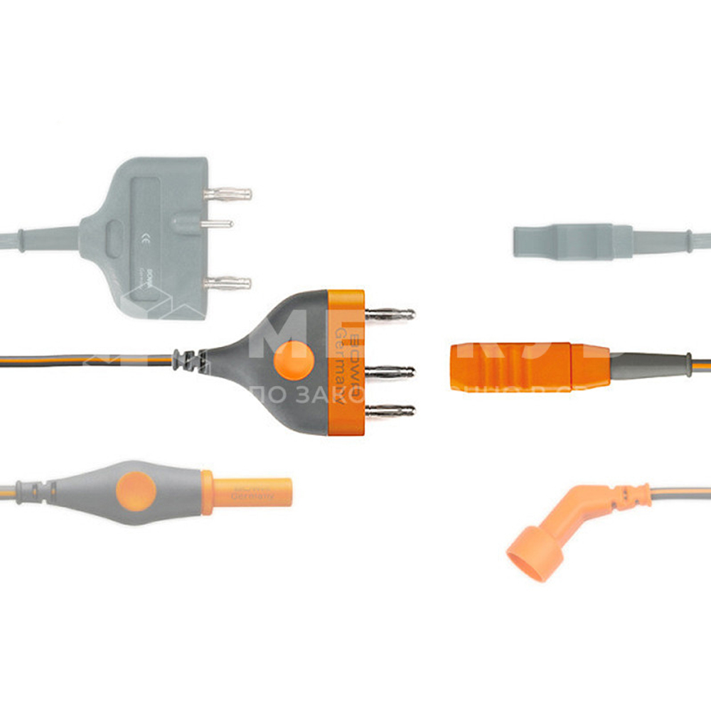 Кабель биполярный BOWA для U.S. пинцетов, разъем Erbe, 4 м