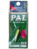 Блесна PAL Limited Forest микроколебалка весом 2,5 грамма для ультралайтового спиннинга #07