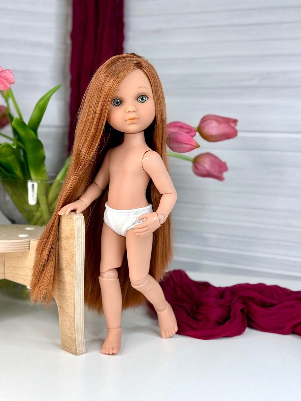 Кукла BERJUAN виниловая шарнирная 35см Ева (4820A1)