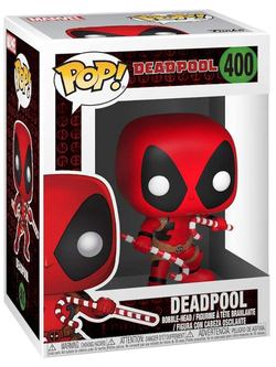 Фигурка Funko POP! Bobble Marvel Holiday Deadpool w/ Candy Canes (400) 33985