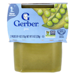 Gerber, Natural for Baby, 2nd Foods®, гороховый продукт, 2 пакетика по 113 г (4 унции)
