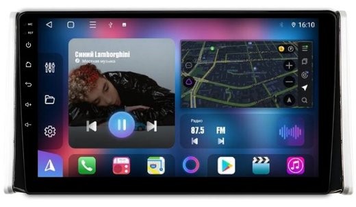 Магнитола для Toyota RAV4 5 2019-2022 (Китай) - FarCar BM8014F4M на Android 13, QLED, TS10, 4Гб+32Гб, CarPlay, 4G SIM-слот