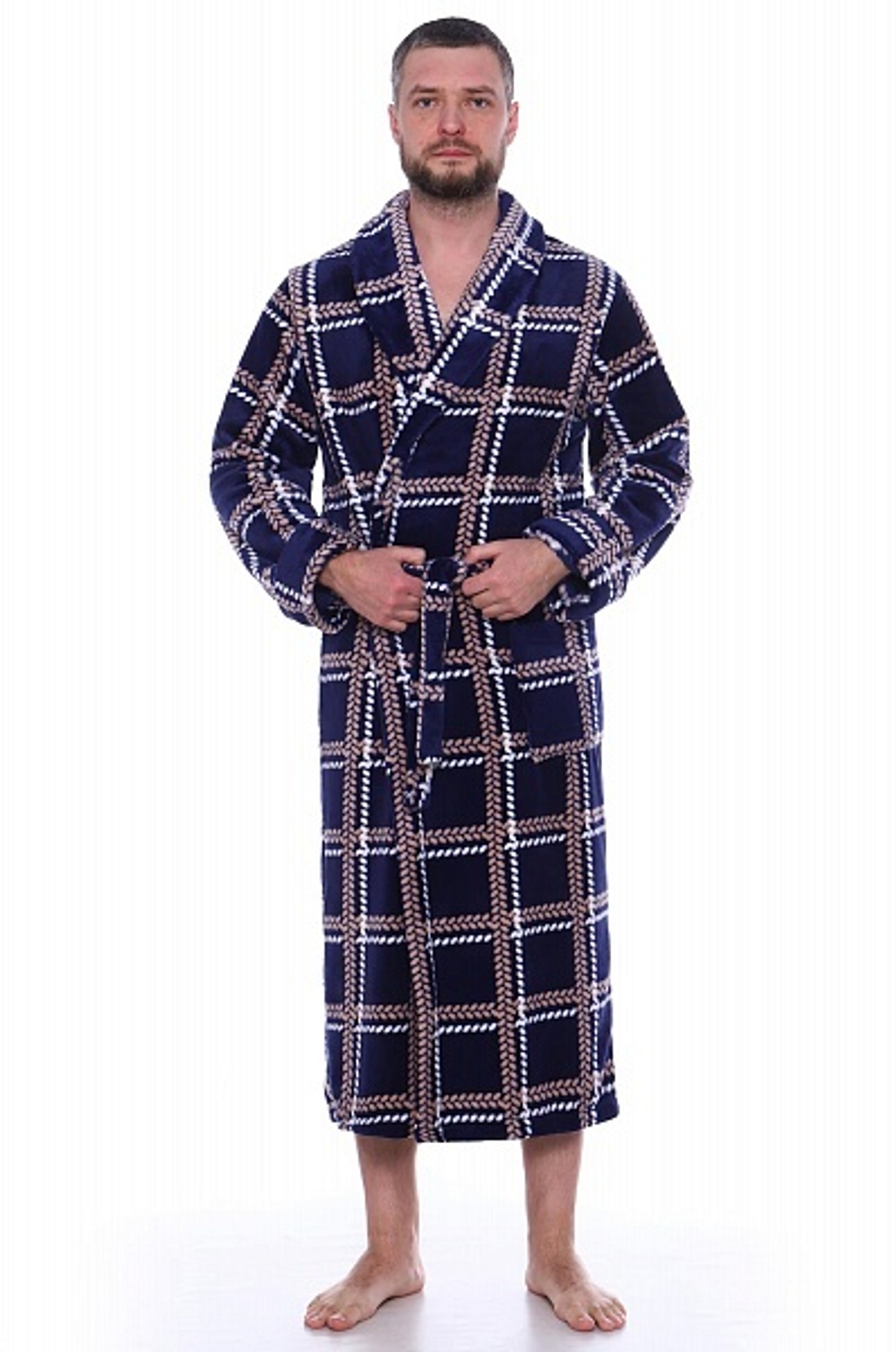 Халат мужской "83ВТ" на запах (159)