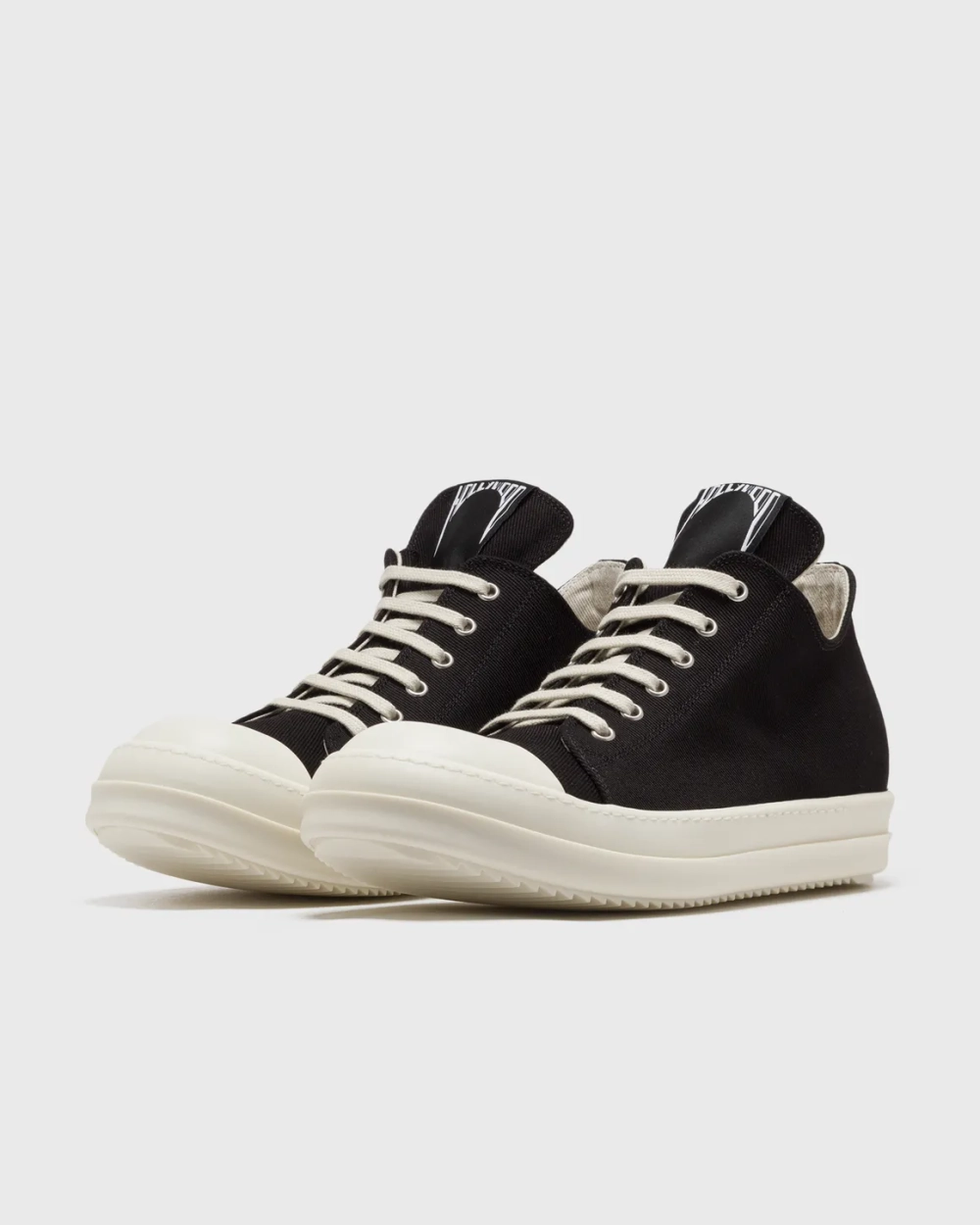 RICK OWENS DRKSHDW КРОССОВКИ ЧЕРНЫЕ НИЗКИЕ HOLLYWOOD