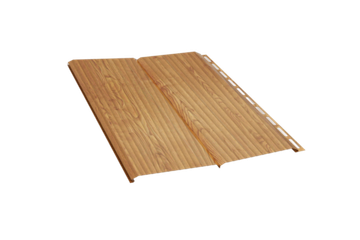 Сайдинг мет Эко Брус PRINT ЗОЛОТОЙ ОРЕХ  0,345(0,320)х6,0м 1,92 кв.м