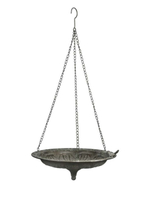 Кормушка "Птица" большая зеленый антик 39,5x37,5xH14см + 48см подвес CAMPO Home & Garden