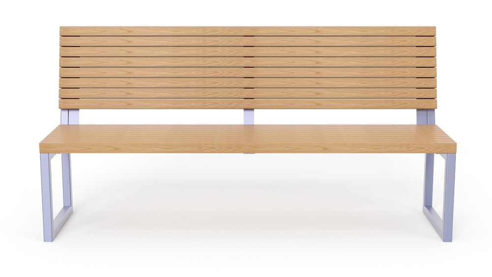 Скамейка со спинкой SK00361