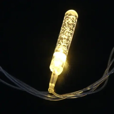 Гирлянда для дома 4,0 м 20 ламп LED с насадками ЛЬДИНКА, прозрач.пров., 1 режим.,IP-20 Теплый белый (возможность соединения)