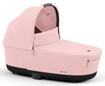 Коляска 3 в 1 Cybex Priam IV Rosegold и автокресло Cloud G i-Size Moon Black Plus Peach Pink
