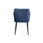 Стул с подлокотниками Robert, бархат синий 29