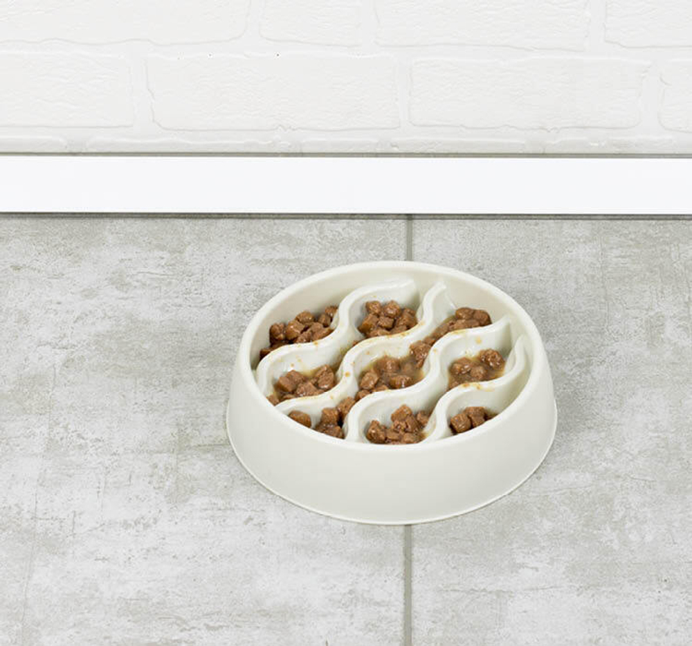 Миска для медленного кормления животных ВОЛНА М1805