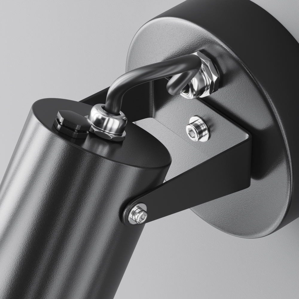 Уличный настенный светильник Outdoor O025WL-01B