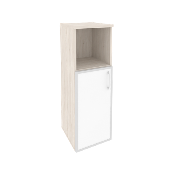 Оникс Шкаф средний узкий левый O.SU-2.2 R (L) white  400*420*1207