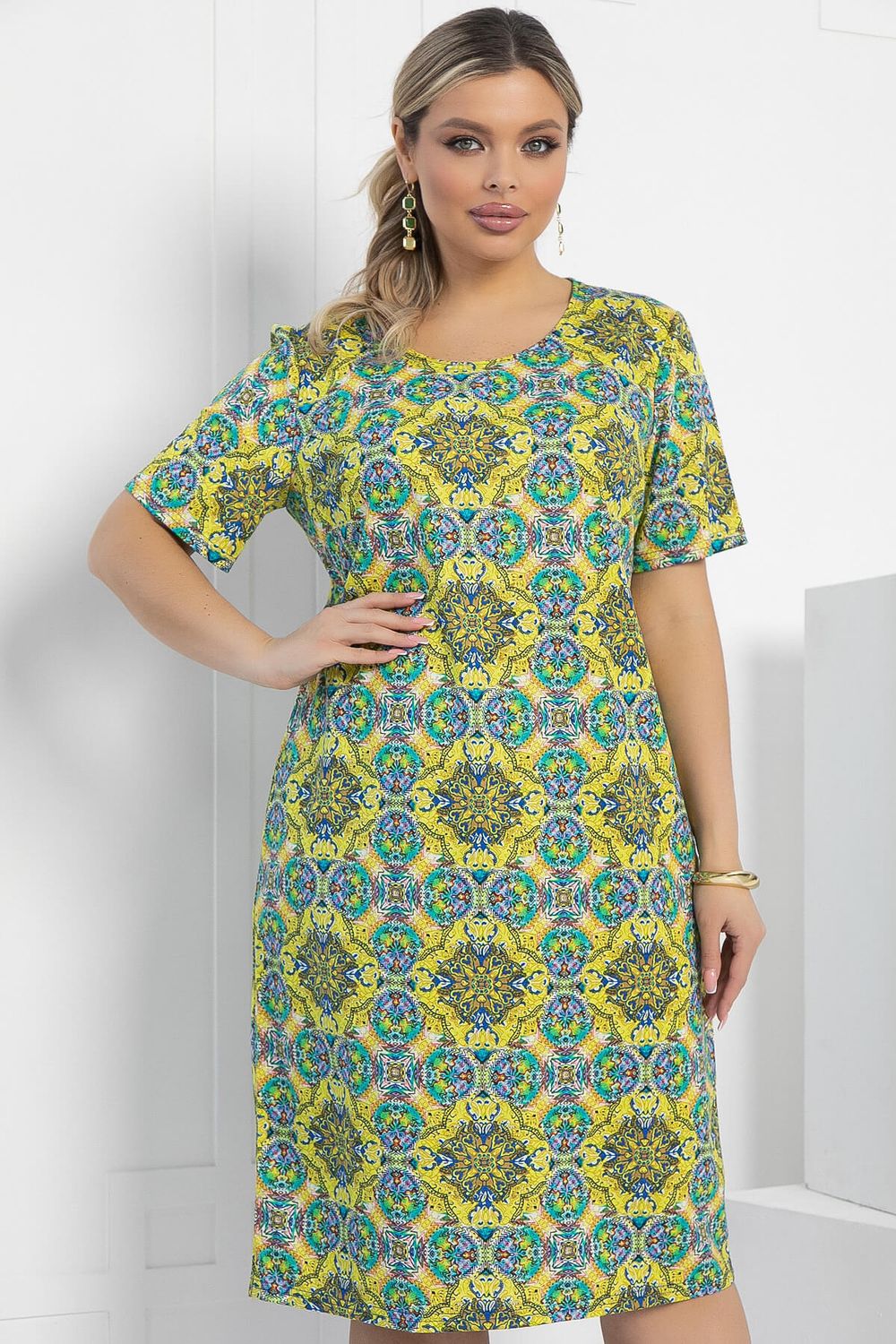 Платье Весеннее чувство (желтое) П12922-25М LT Collection