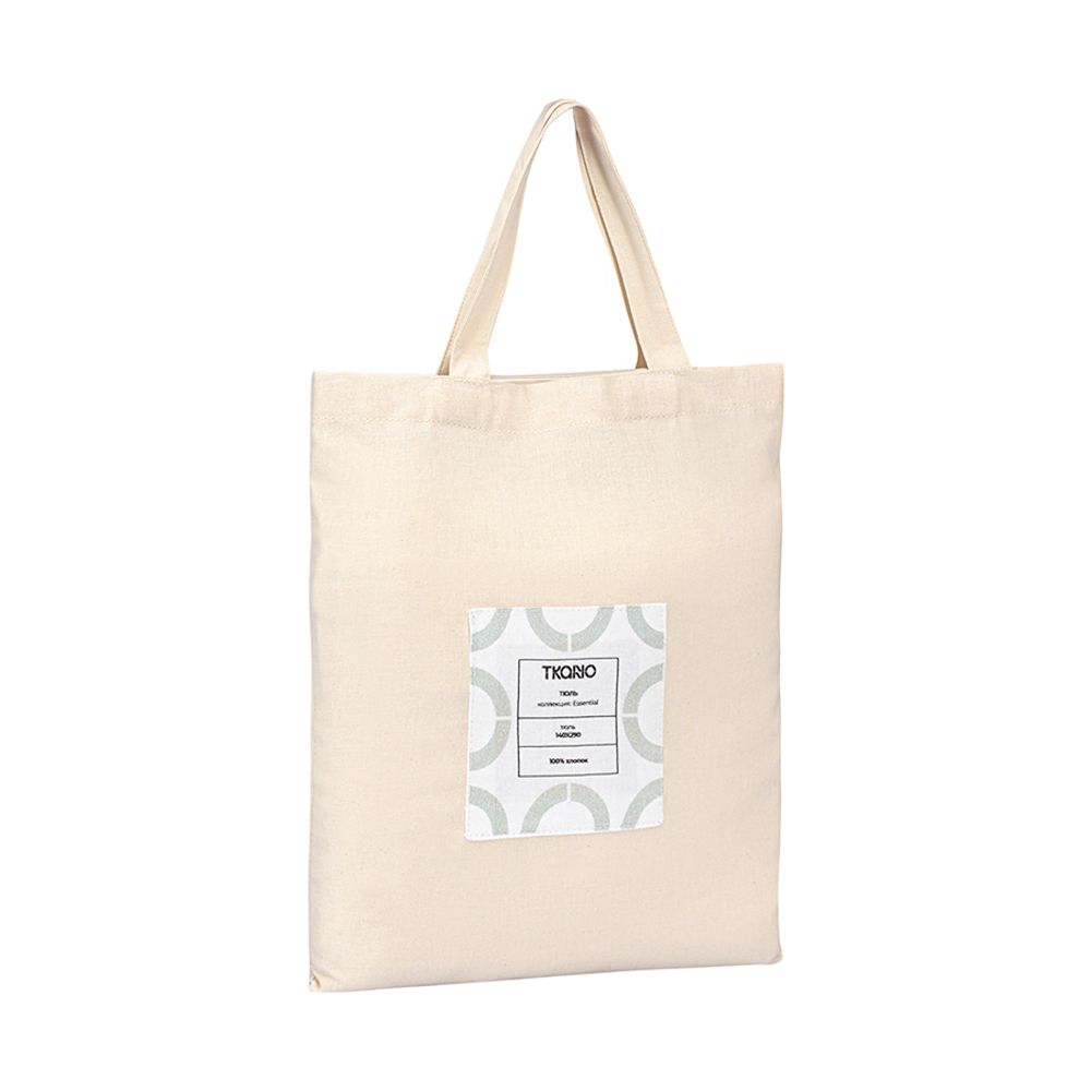 Тюль из хлопка белого цвета из коллекции Essential, 140х290 см