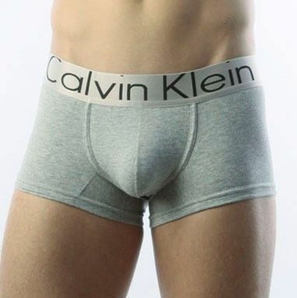 Мужские трусы боксеры Calvin Klein Boxer Steel Grey