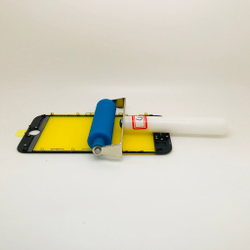 Валик для нанесения OCA пленки на стекло в сборе с рамкой