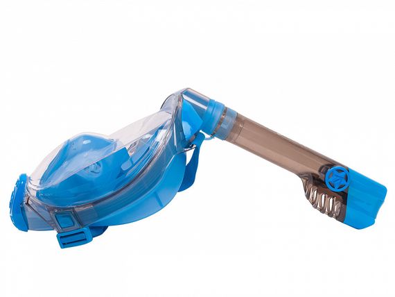 Маска полнолицевая Sargan Галактика премиум прозрачная/синяя/голубая