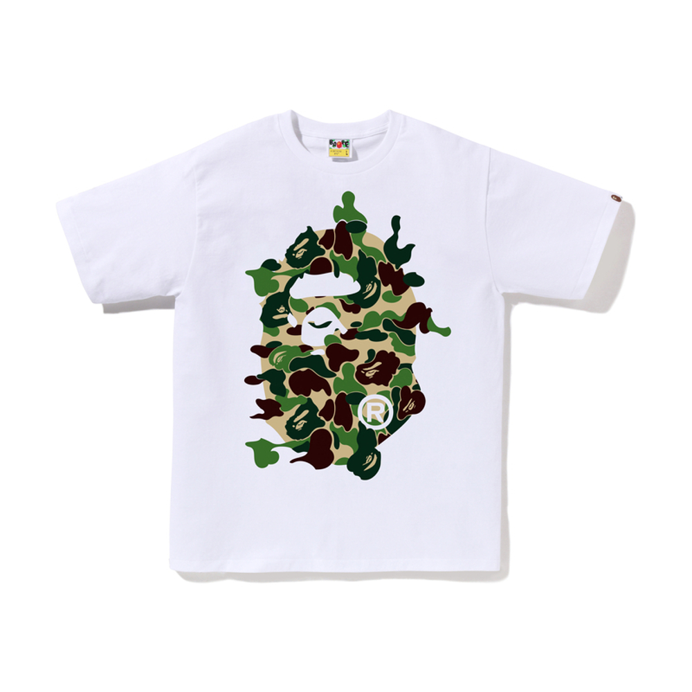 A Bathing Ape Abc Camo Rebuild Big Ape Head Tee