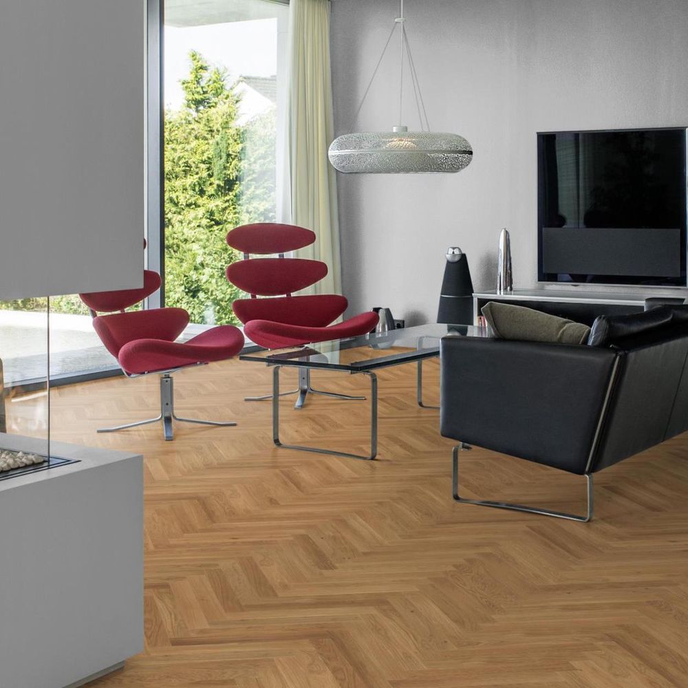 Инженерная доска Kahrs Дуб CD, матовый лак - Oak CD matt lacquer HB