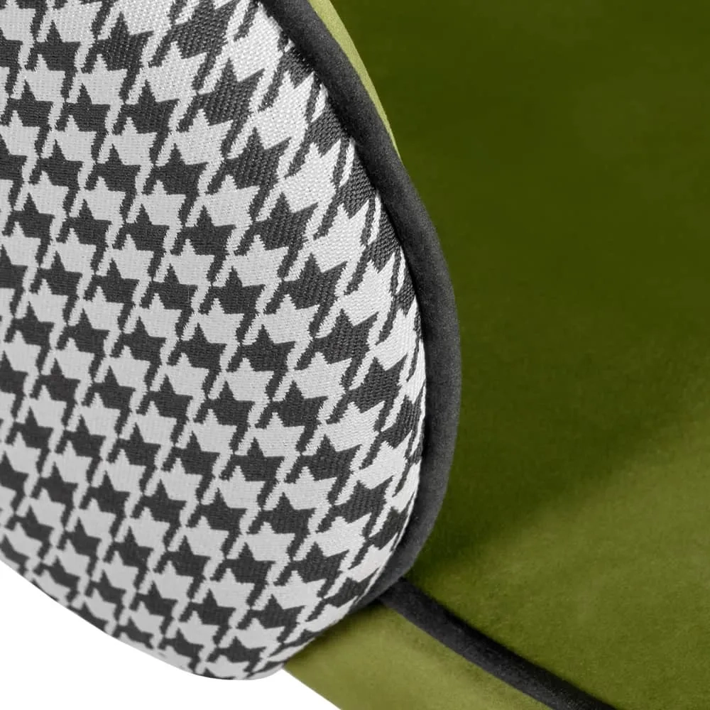 Стул Bradex Home Paola зеленый с жаккардом