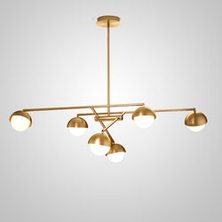 Люстра На Штанге Kendall L10 Black Gold By Imperiumloft